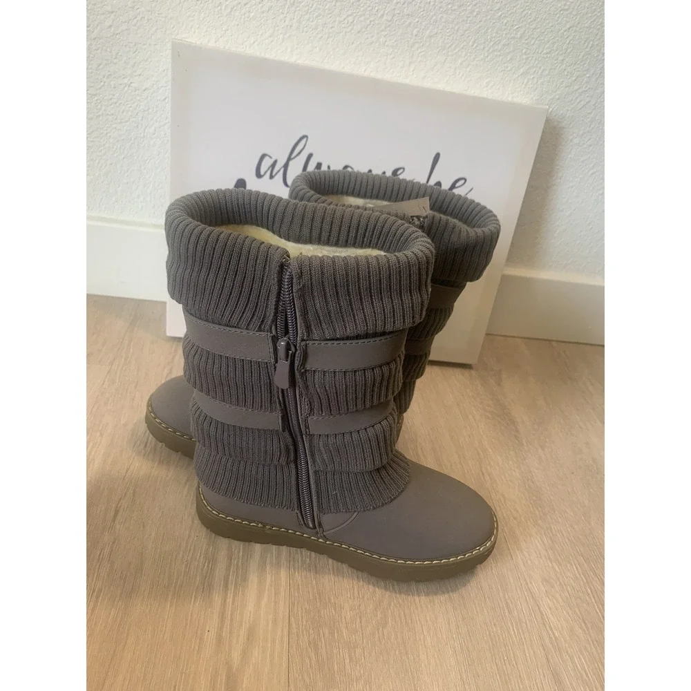 (16) Dream pairs boots for‎ girls grey color size 1